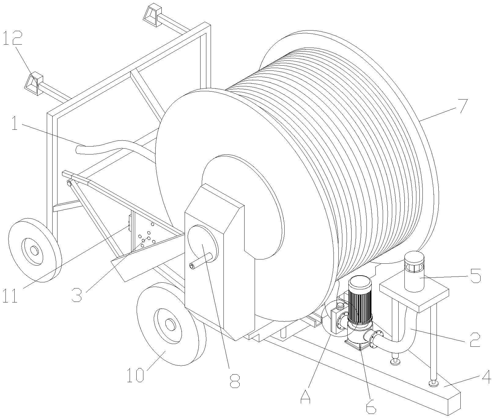 一种实用型农业喷灌机专利图