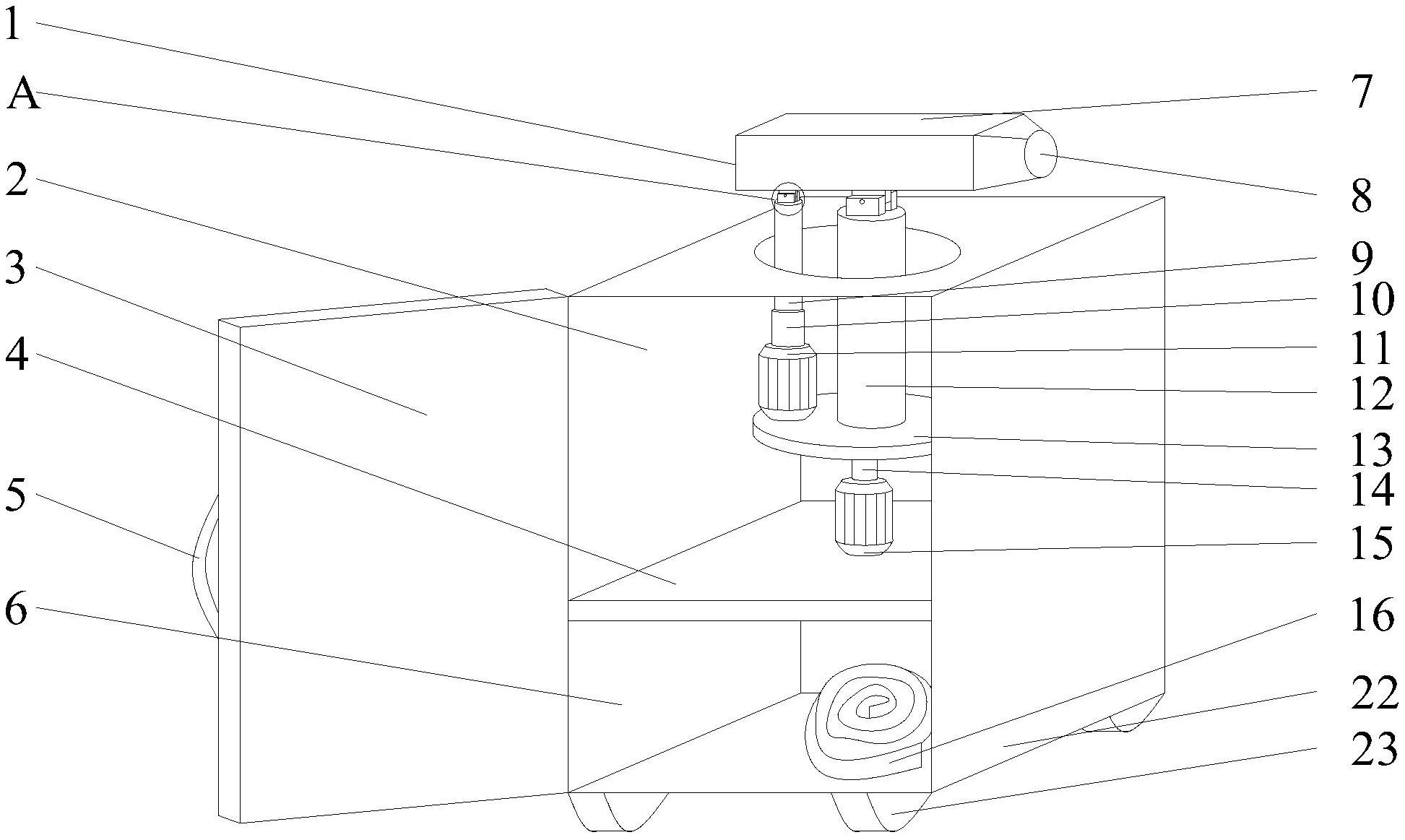 一种可调节喷射角度和方向的消防用喷枪专利图