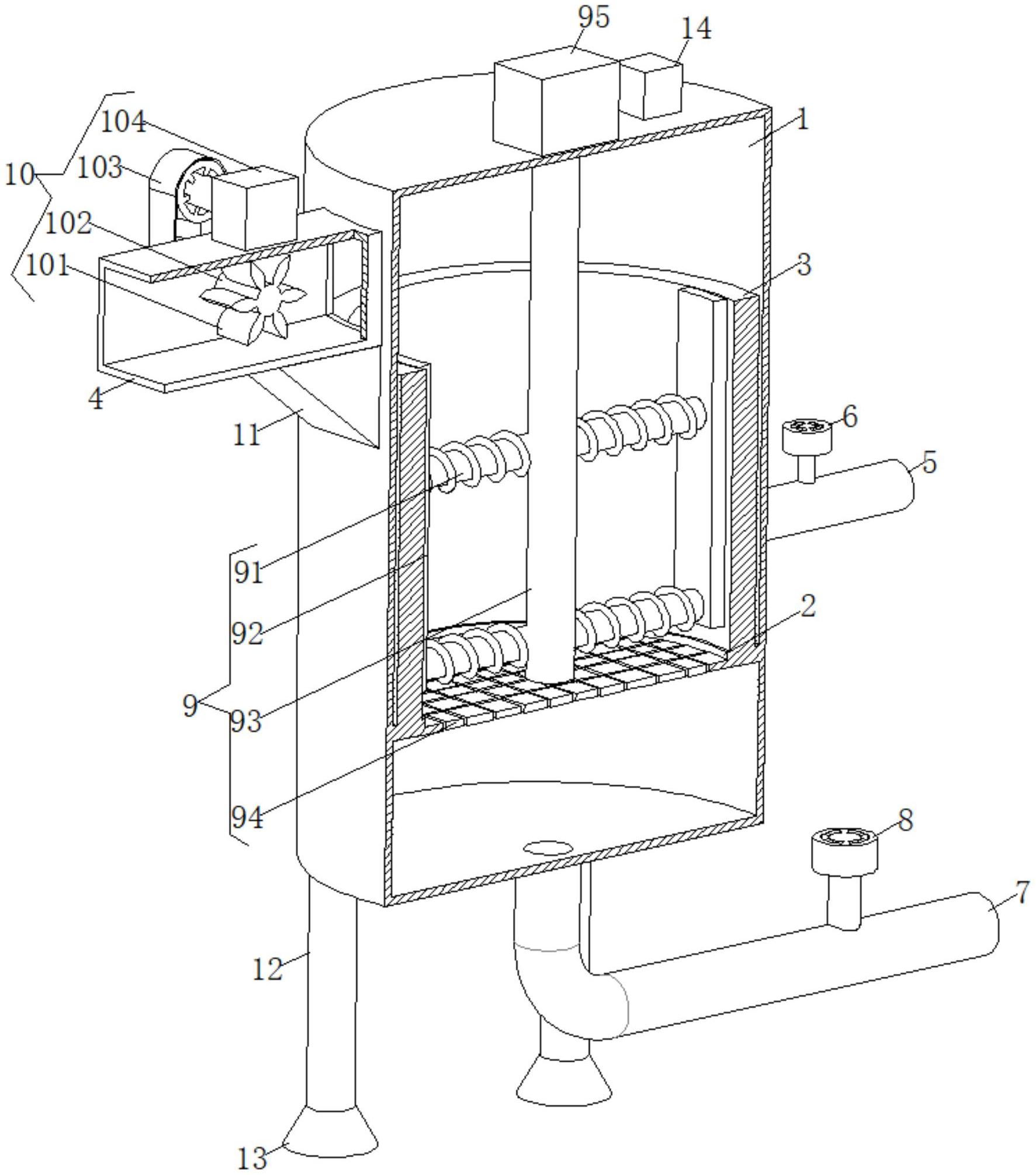 一种增压式污水过滤器专利图