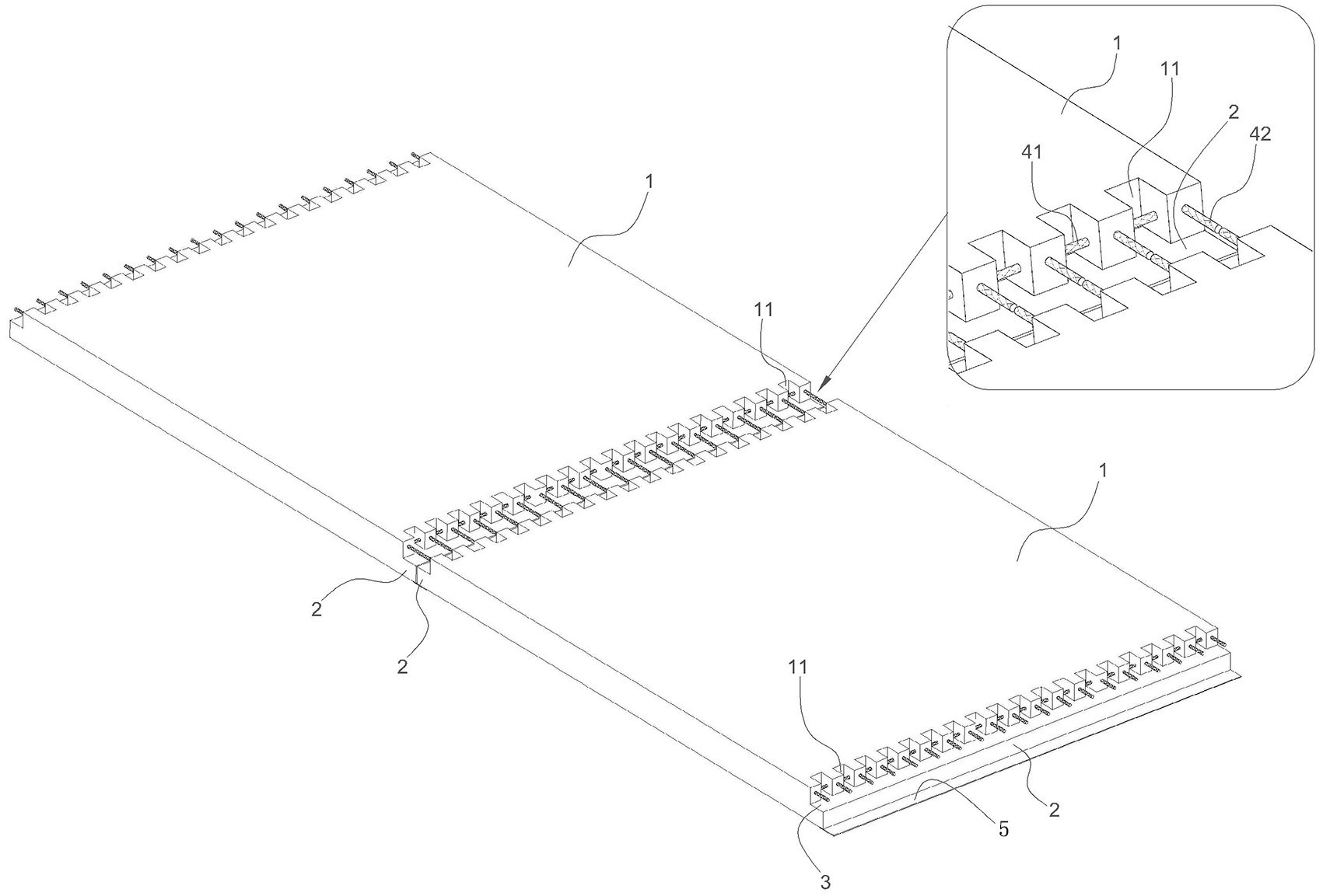 一种避免产生结构裂缝的预制楼板专利图