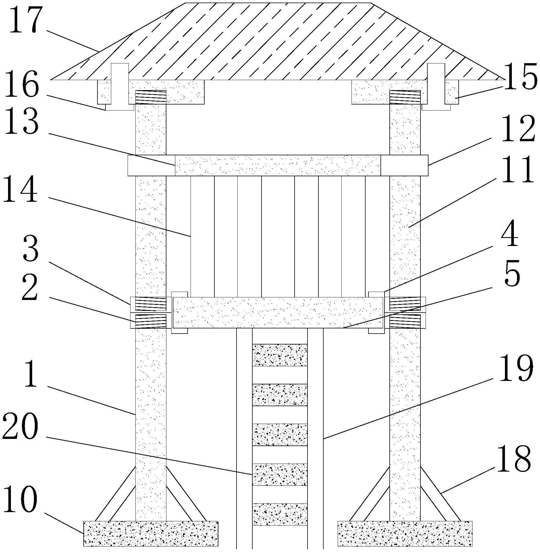 一种钢结构作业架专利图