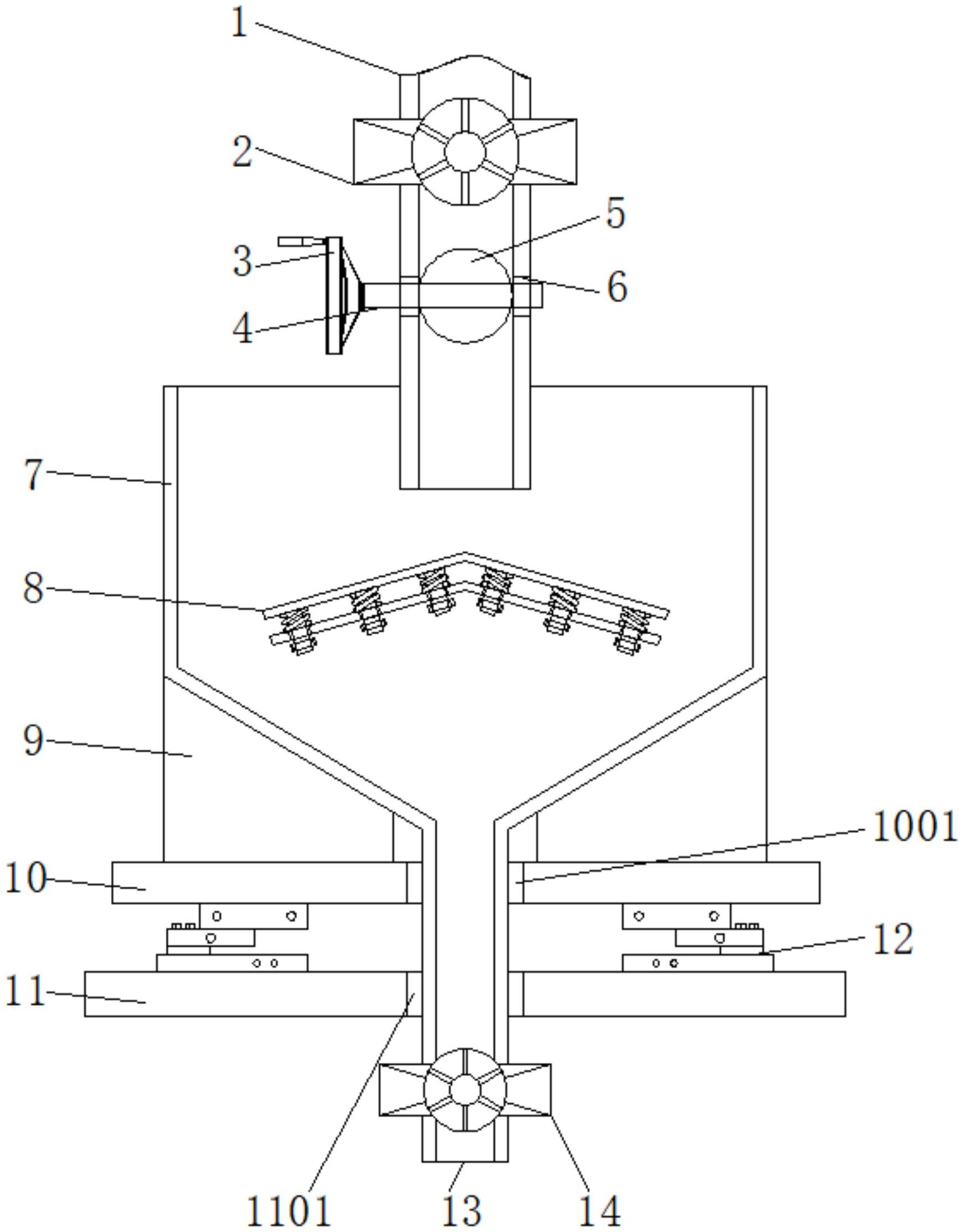 一种自动取样式水泥生料在线X荧光分析装置专利图