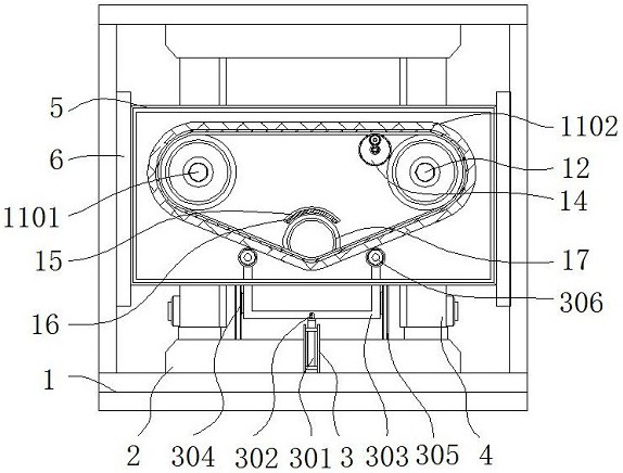 一种滚珠丝杆用具有夹持结构的润滑设备专利图
