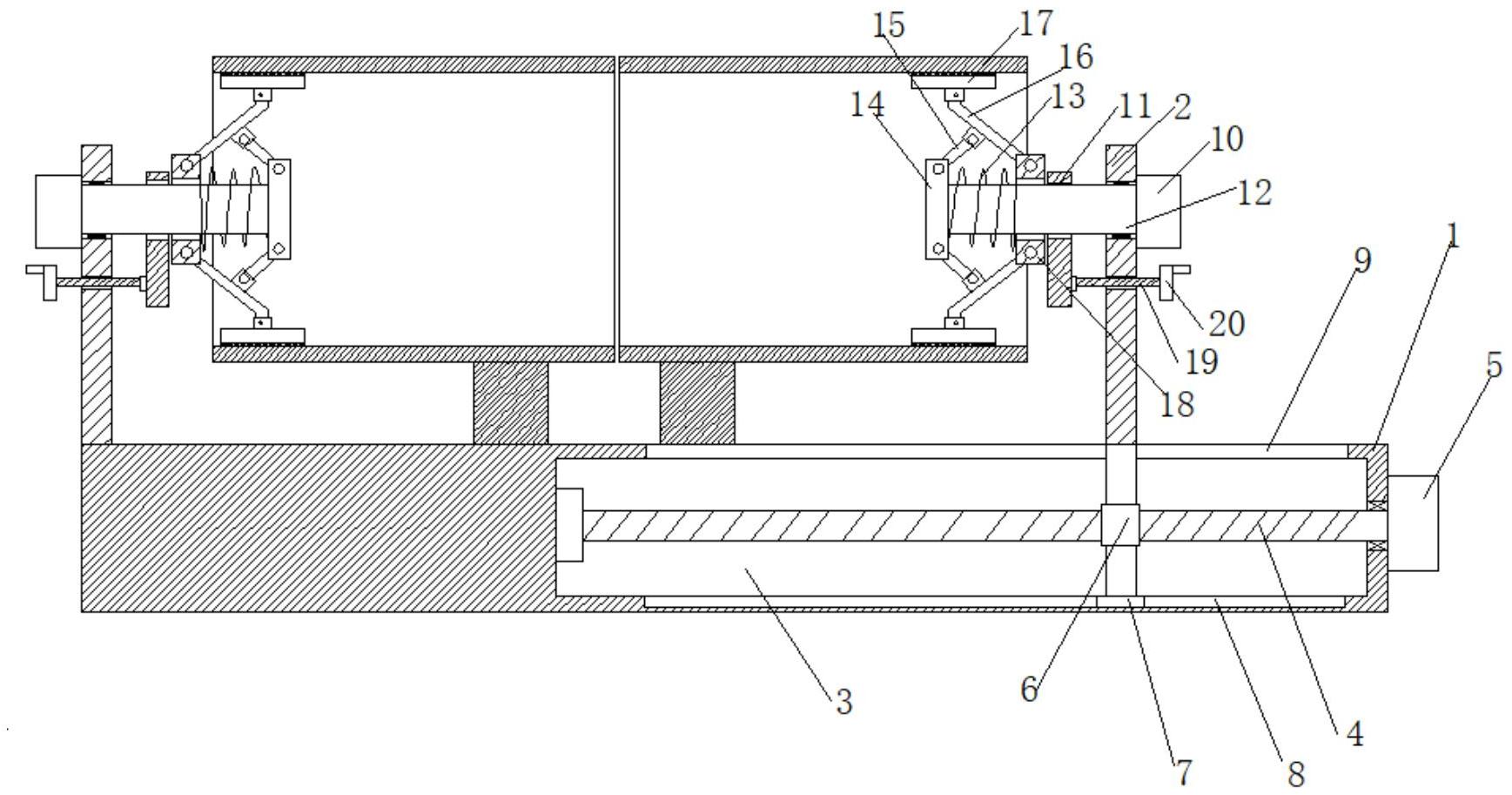 一种型钢焊接生产线用翻转设备专利图