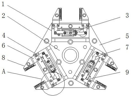 一种轴承加工用具有防滑结构的夹持装置专利图