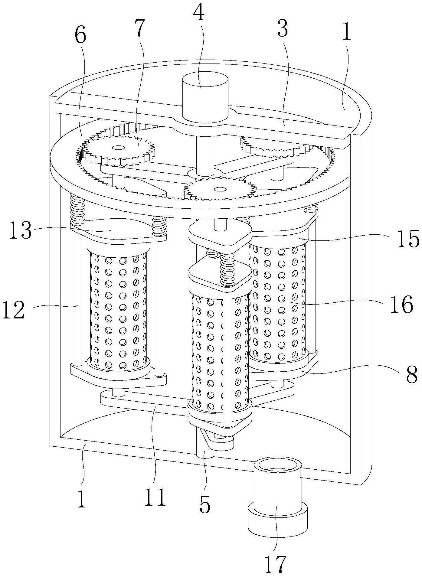 一种纺织用边角料回收装置专利图