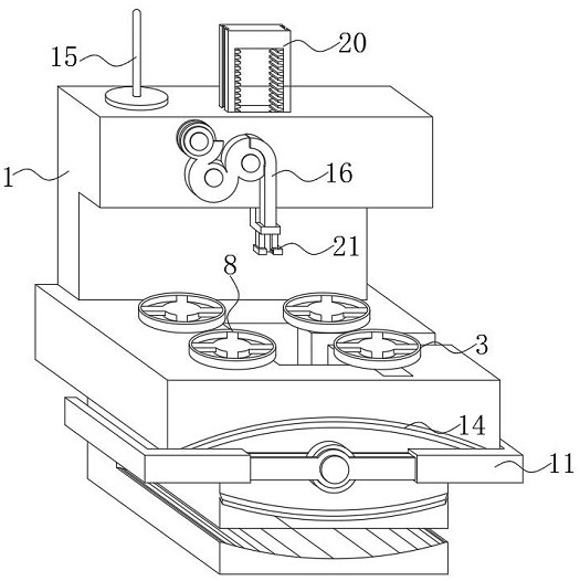 一种电子元件磁环具有自动化包线加工生产设备专利图片