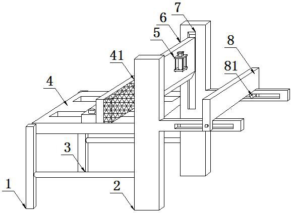 一种铝型材加工用的折弯装置专利图
