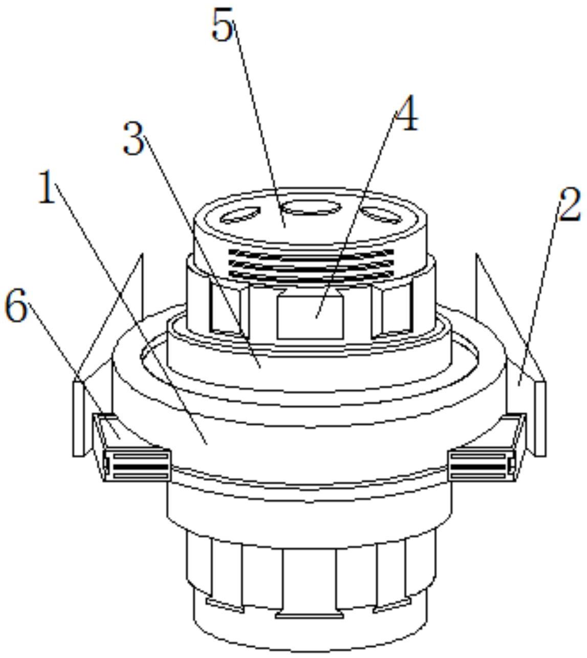 一种铝合金管道组合连接装置专利图