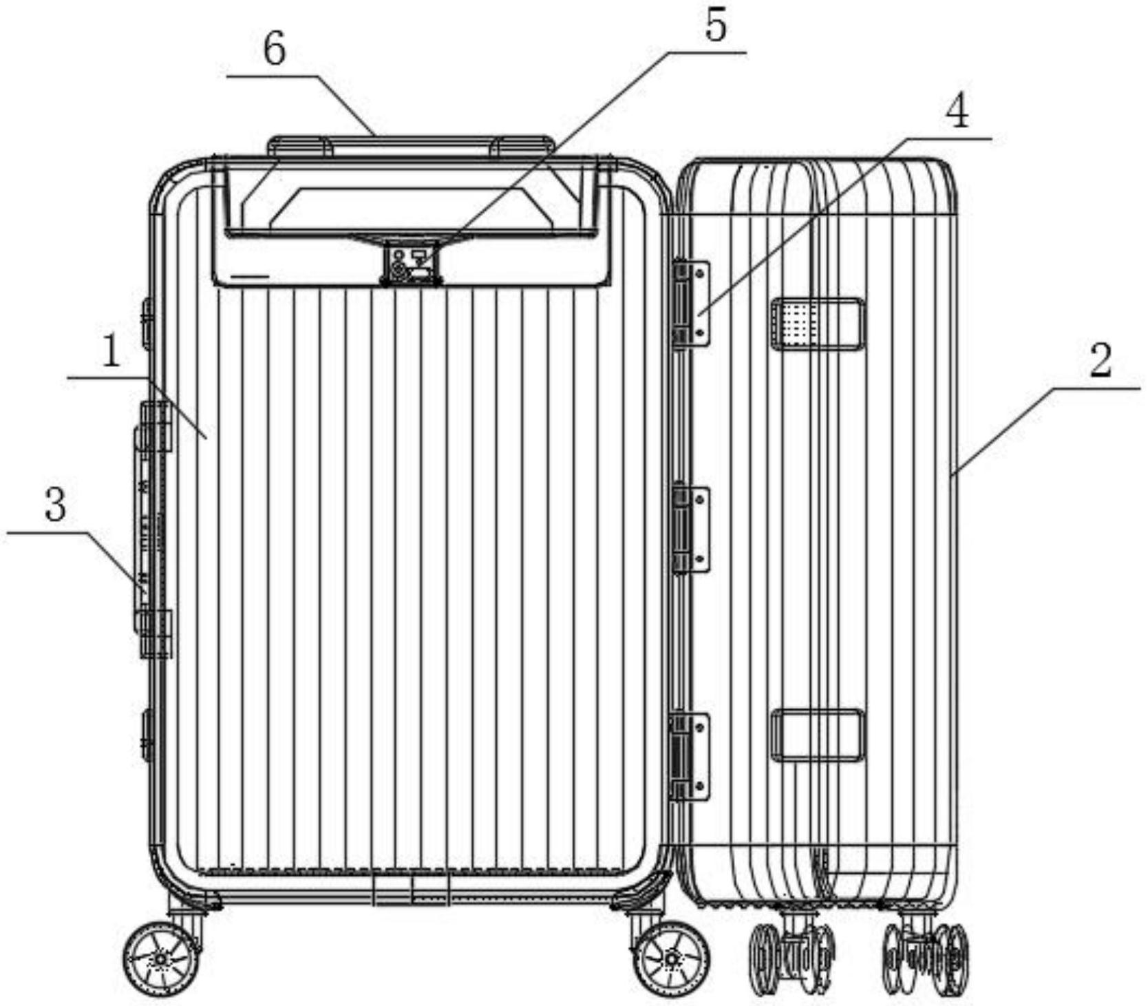一种全铝型旅行箱专利图