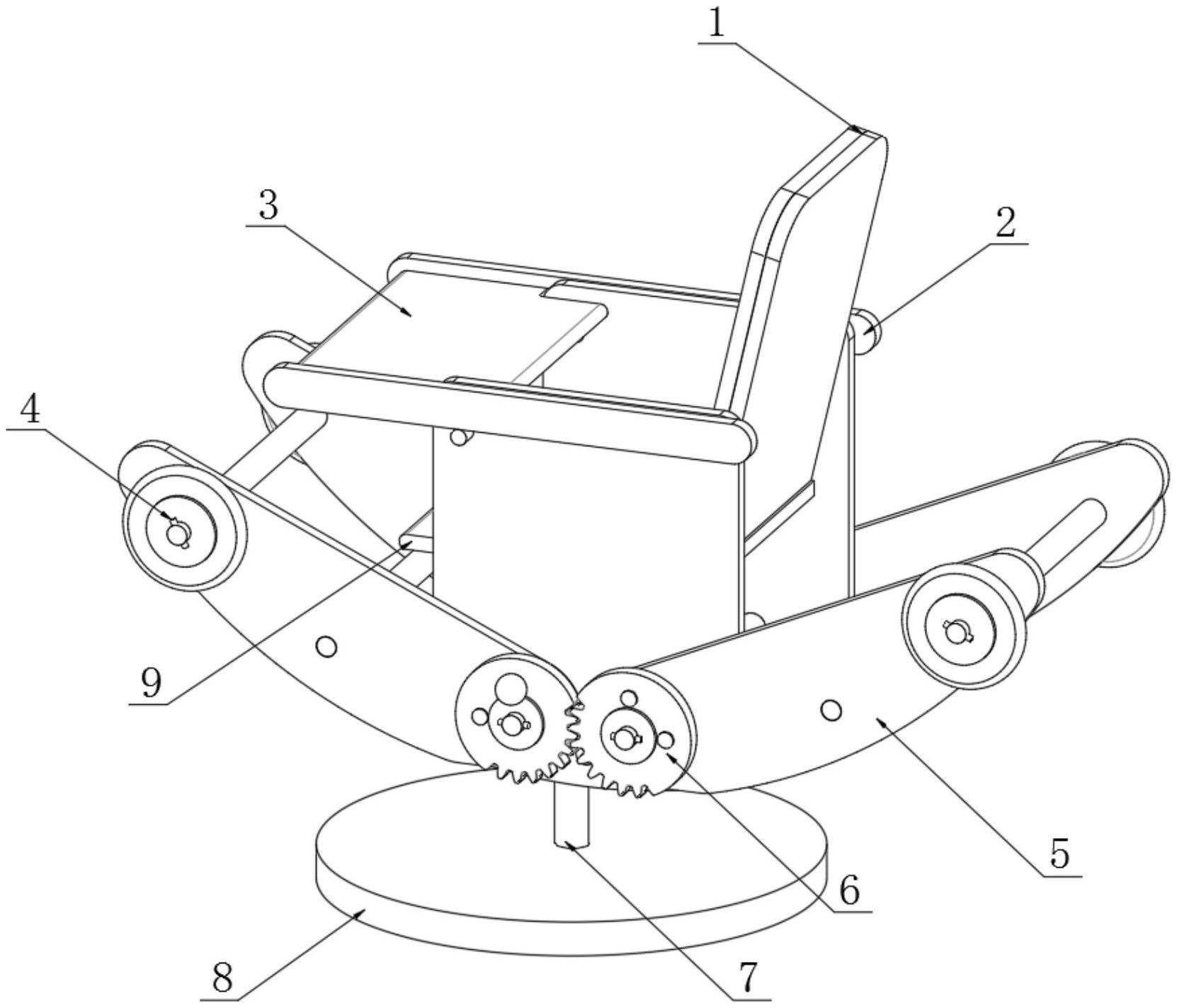 一种可以拼装的儿童木制玩具椅专利图