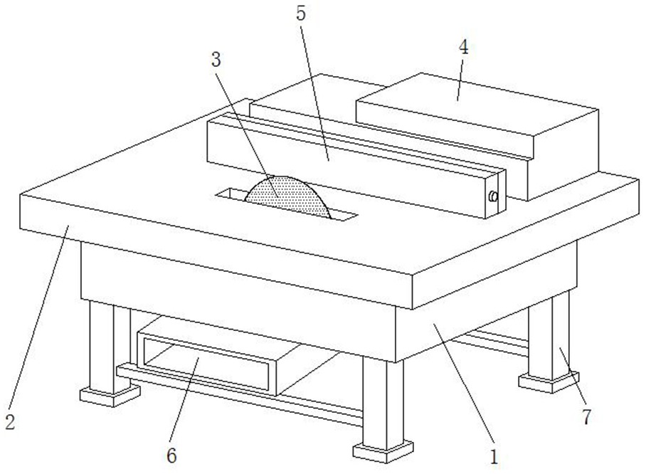 一种木板加工机械专利图