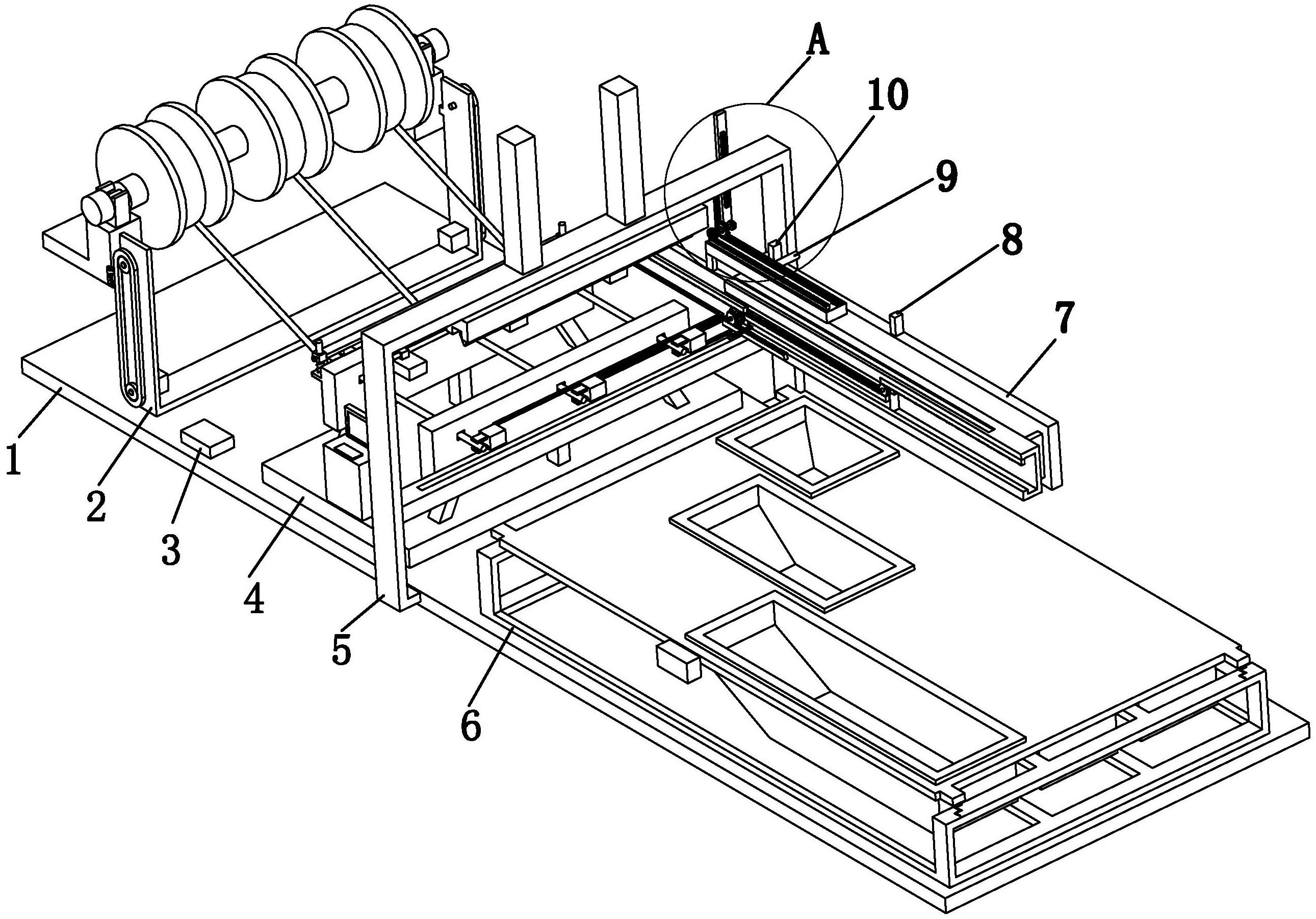 一种具有打标功能的电线电缆裁切机专利图