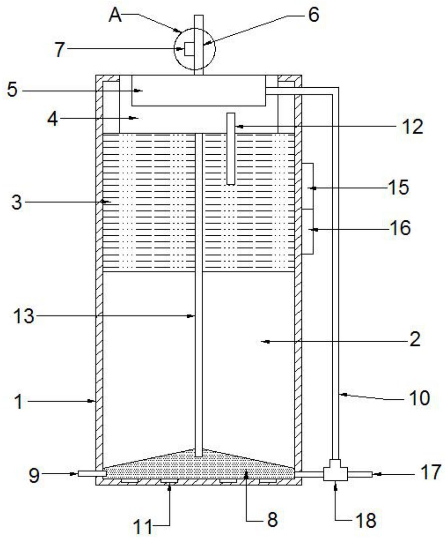 一种基于物联网的生物工程分离式厌氧污泥内循环反应器专利图