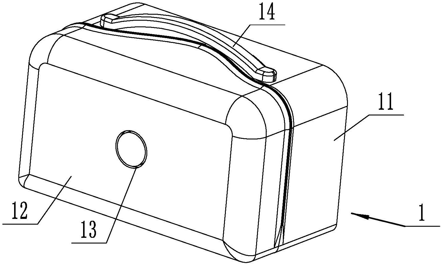 一种多功能便携式娱乐盒专利图