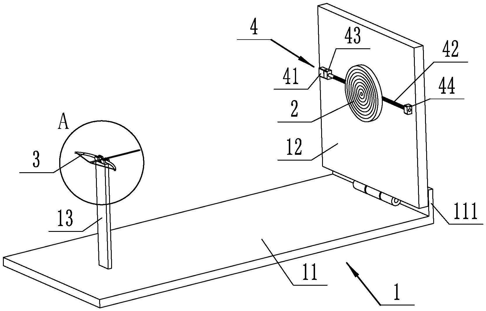 一种桌面射箭装置专利图