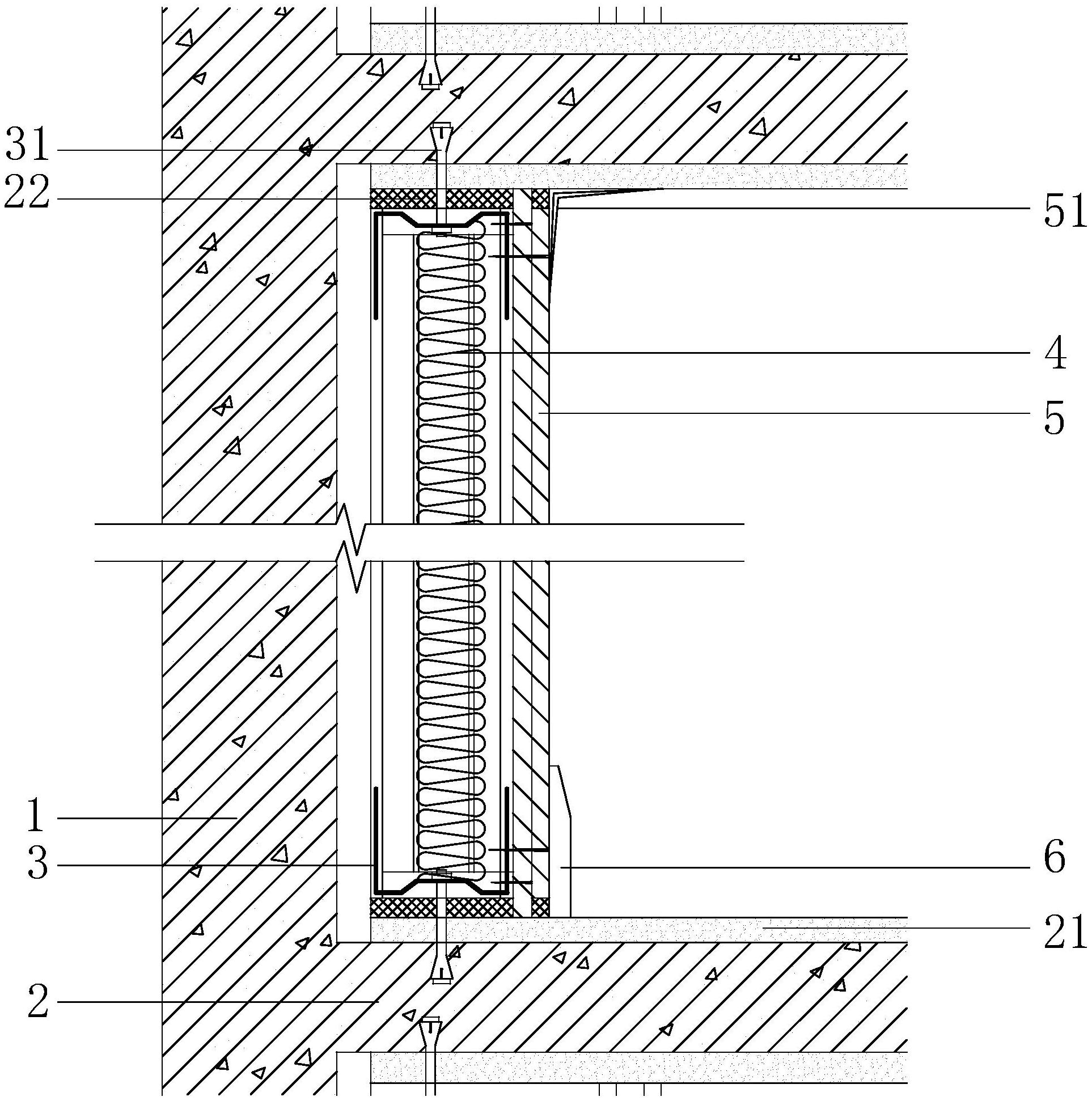 一种电梯井道的井道壁隔声壁专利图