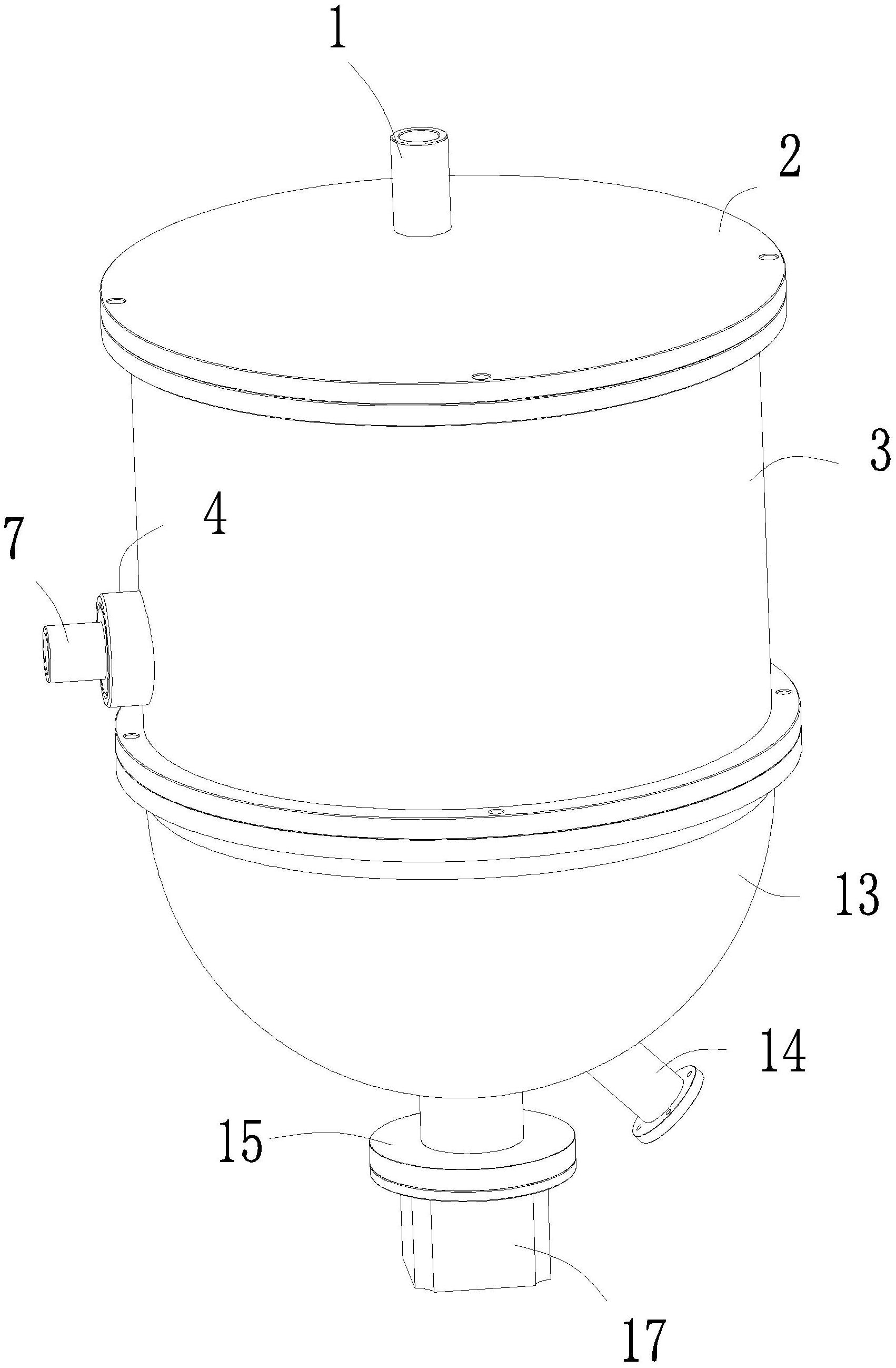 一种用于污水处理工程的除油罐专利图