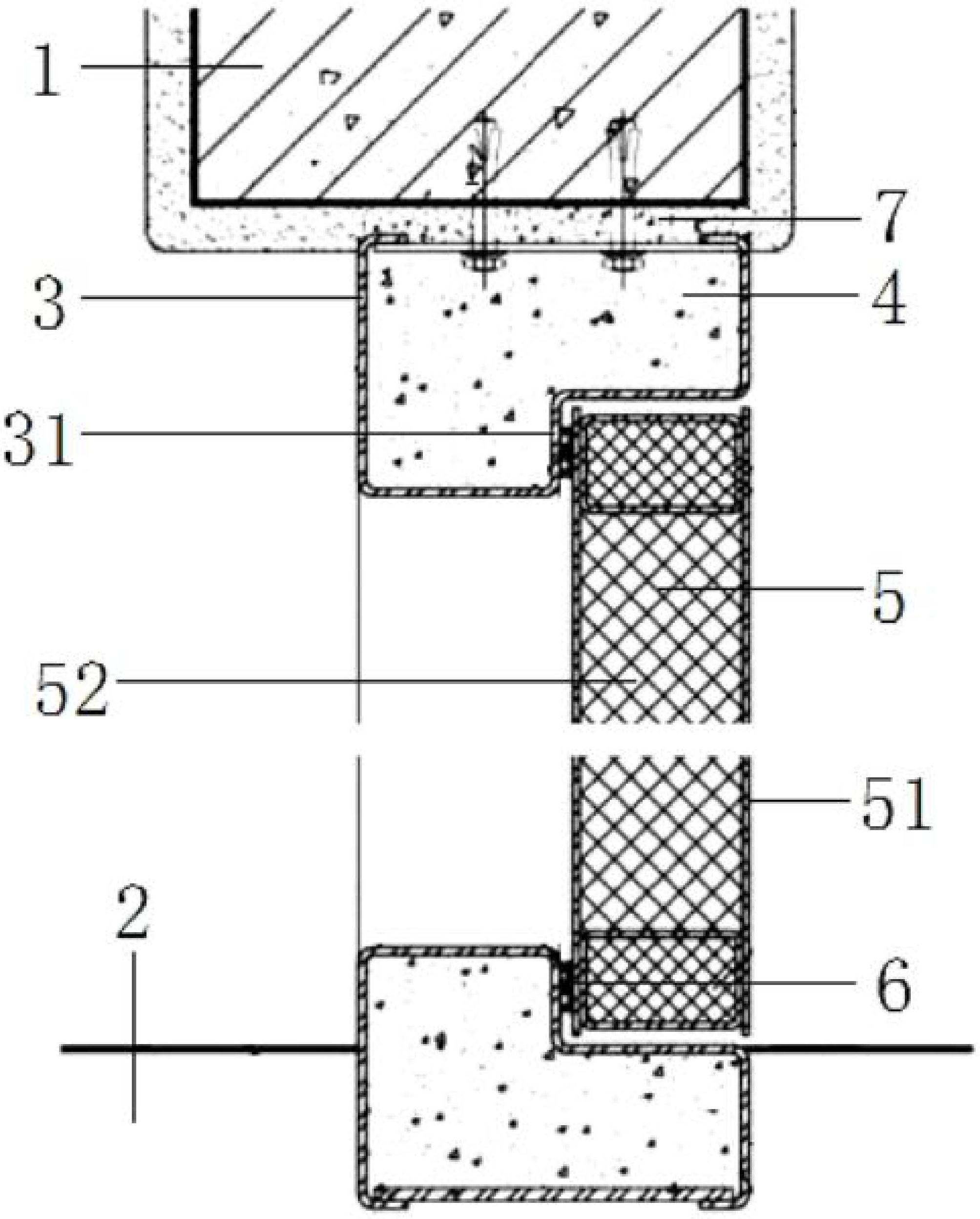 一种隧道防护门安装连接结构专利图