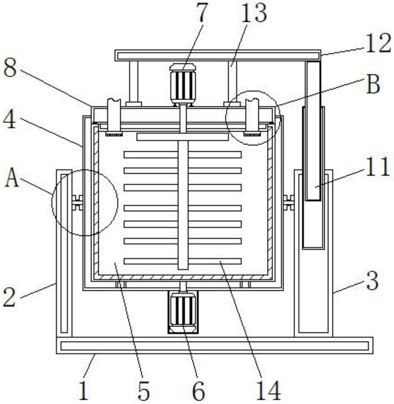 一种饲料加工用节能抽风排湿装置专利图