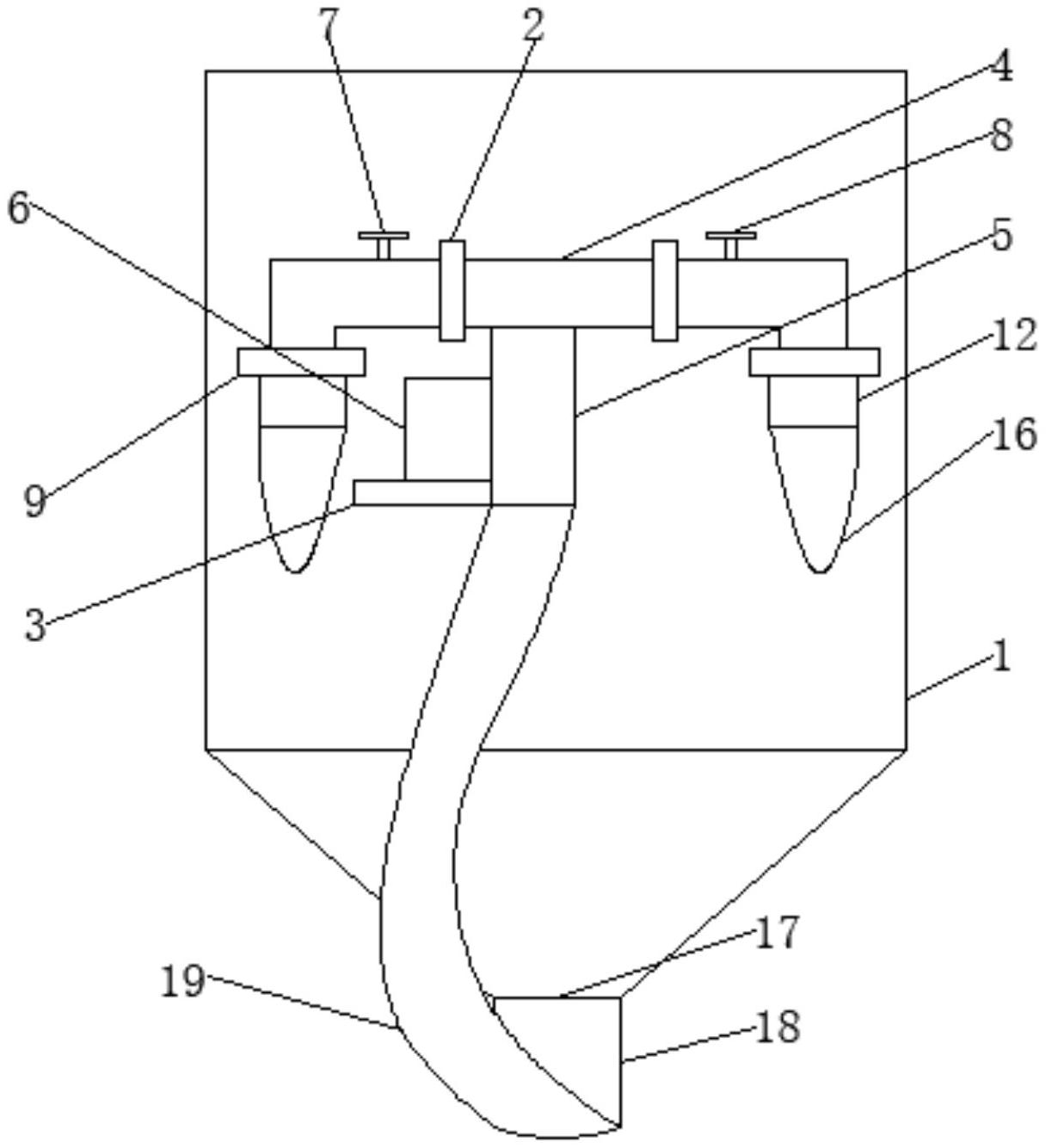 一种管子切割机上的除尘结构专利图