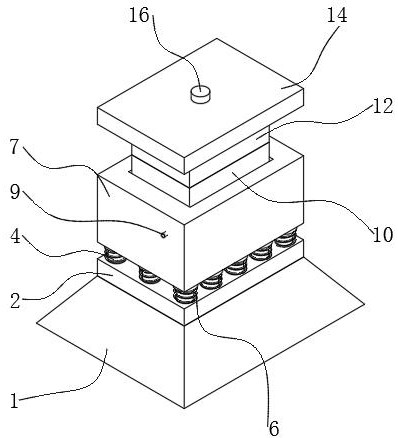 一种B超探头加工用具有快速脱模结构的注塑模具专利图