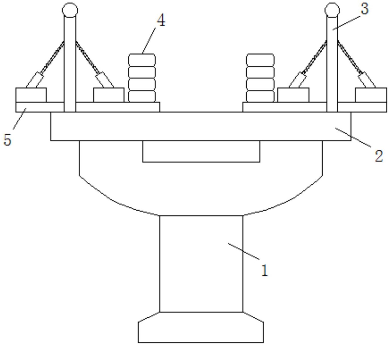 一种桥梁施工用拉锁装置专利图