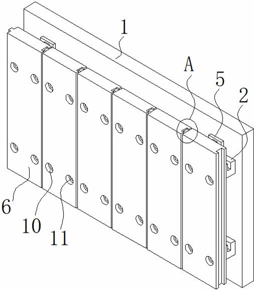 一种便于安装的建筑装饰板机构专利图