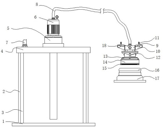 一种体温计组装加工用具有密封结构的汞液填充装置专利图