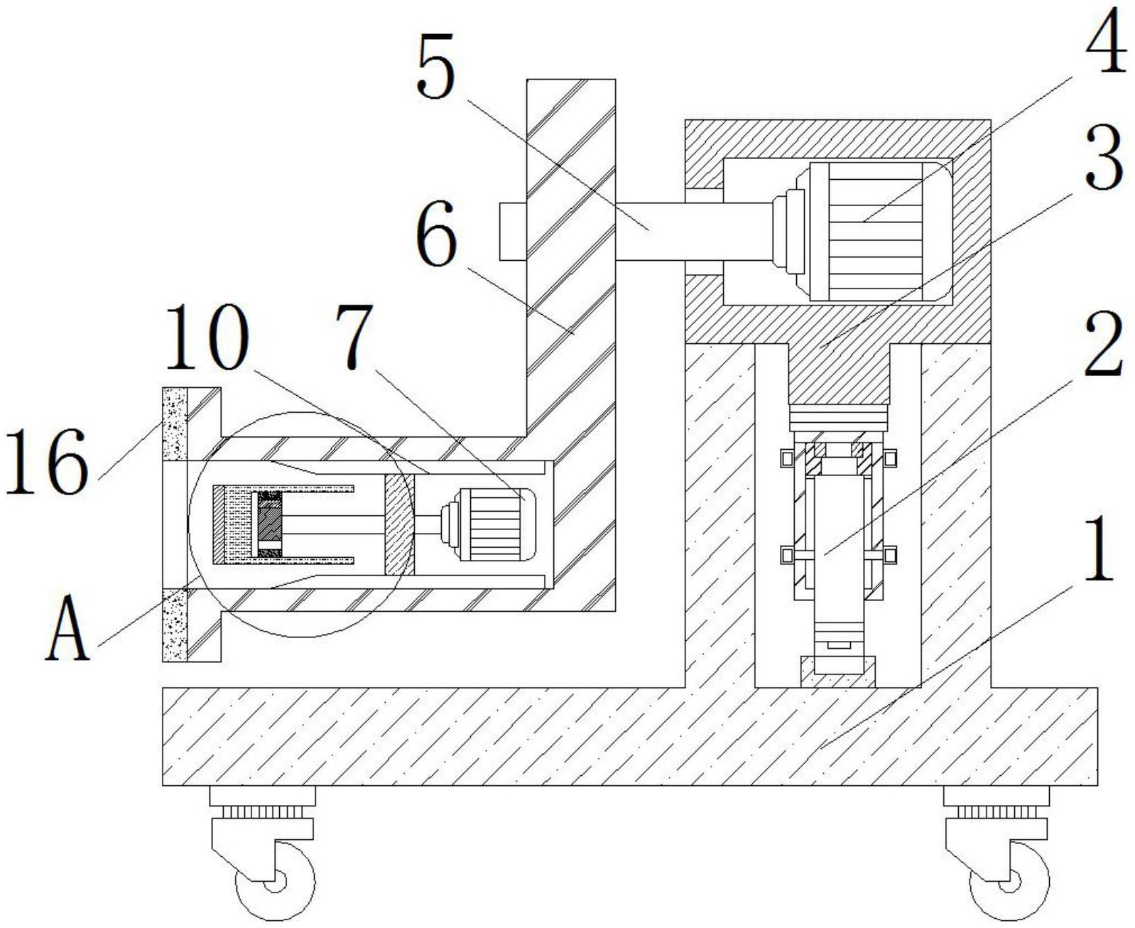 一种建筑检测取样用墙皮铲除装置专利图