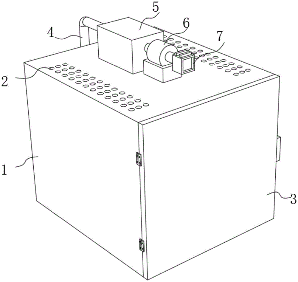 一种鱼干制作用烘干装置专利图