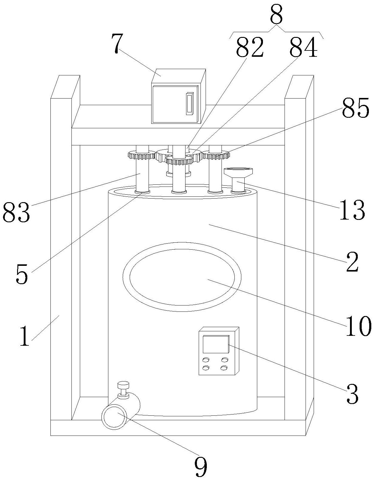 一种乳化彻底的涂料加工装置专利图