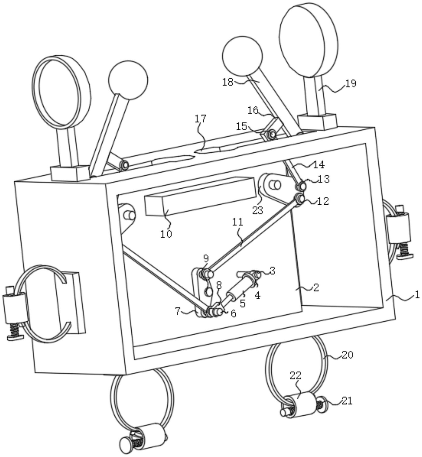 一种电力铁塔的驱鸟装置专利图