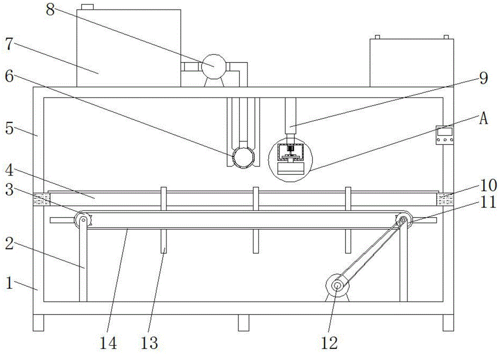 一种建筑施工用建筑模板脱模剂喷涂装置专利图