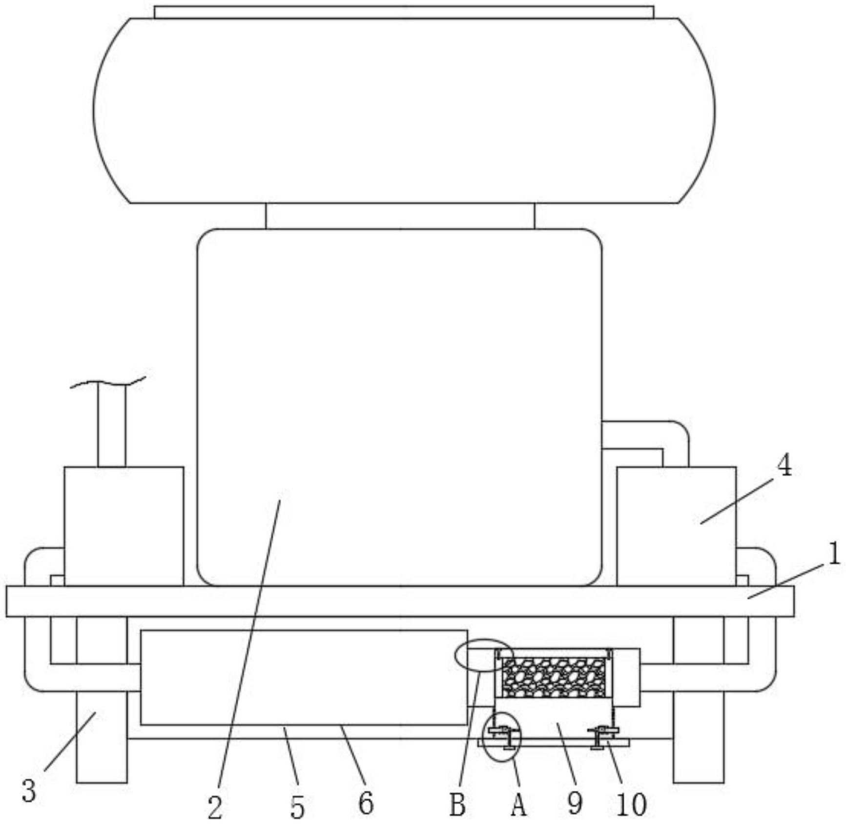 一种小型振动的污水处理光饰机专利图