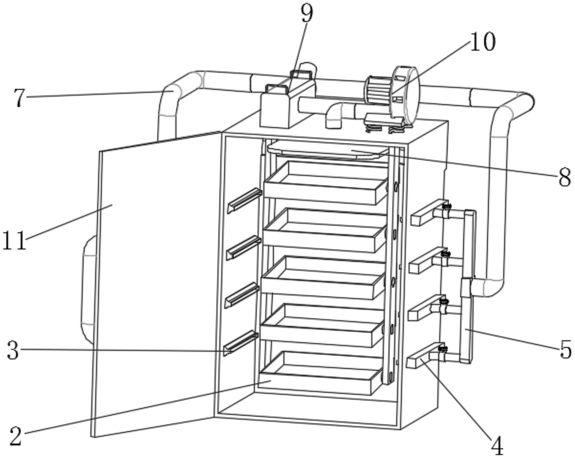 一种高效的孵化机冷却通风装置专利图