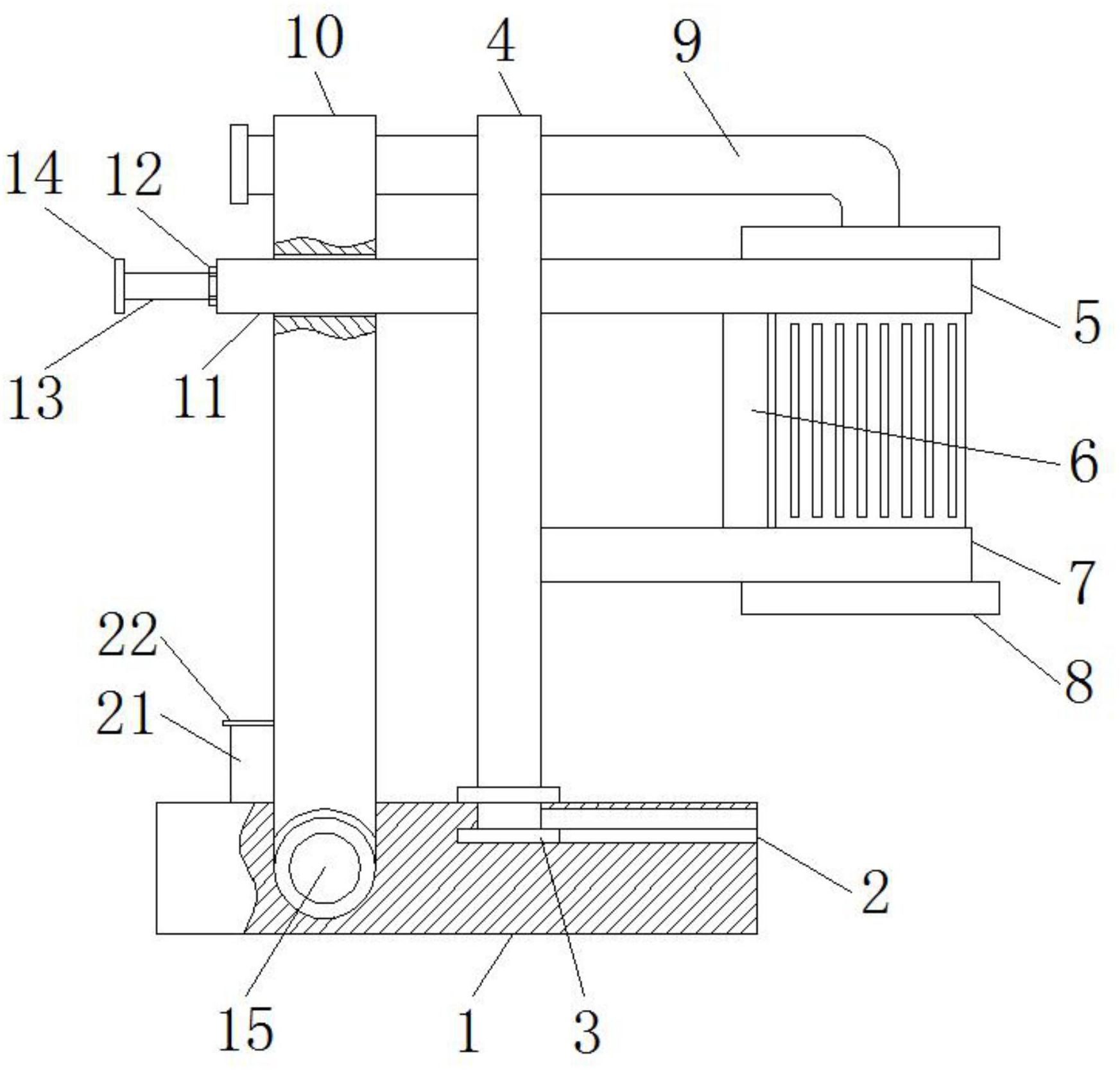 一种水泵固定装置专利图