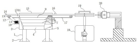 一种丝杆加工具有定位结构的钻孔设备专利图
