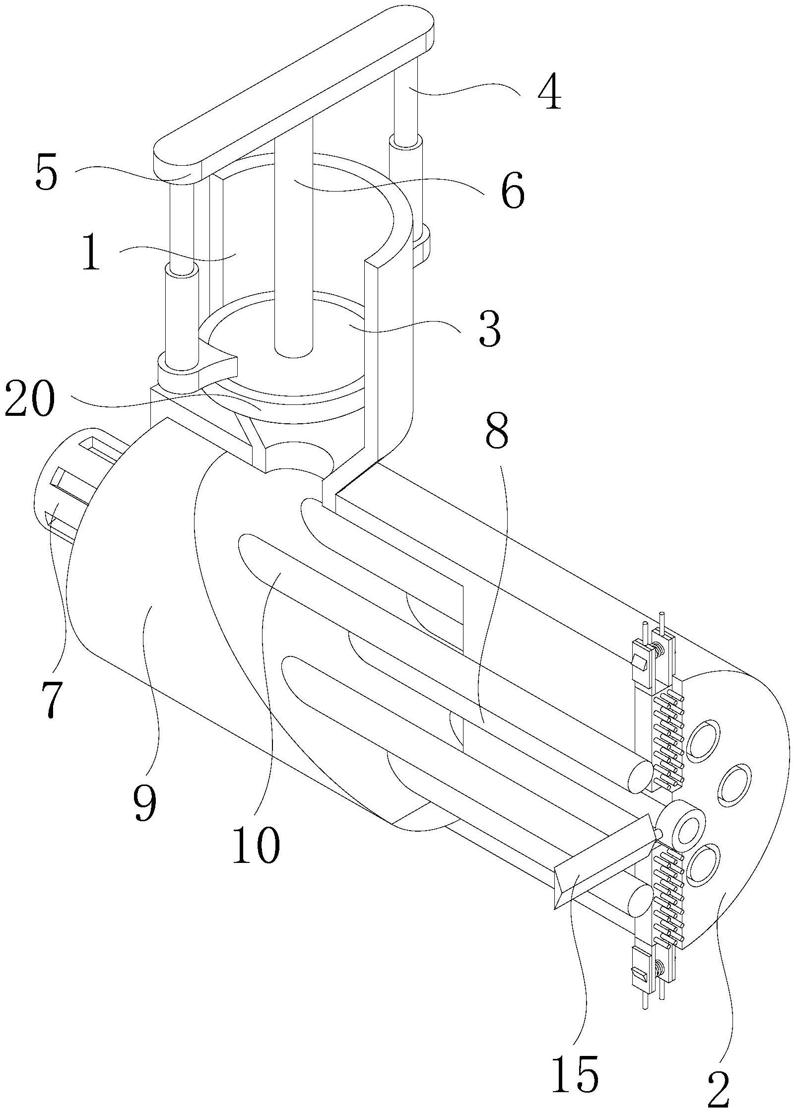 一种用于橡胶管道成型加工模具专利图