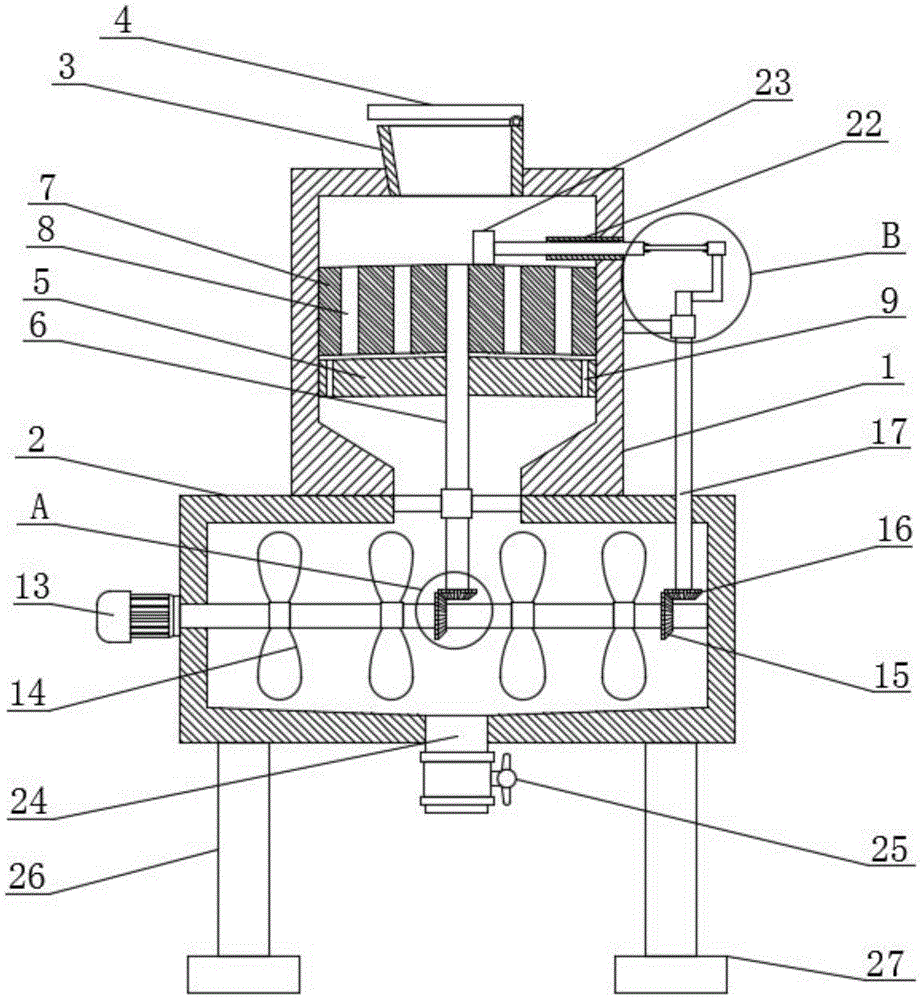 一种冶金物料搅拌装置专利图