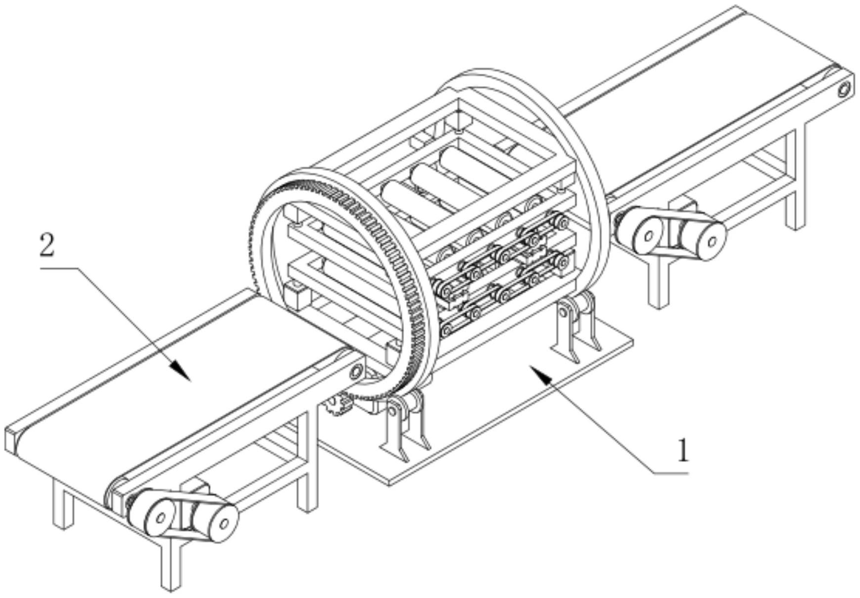 一种母线槽生产线的自动翻转机构专利图