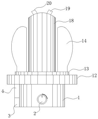 一种用于医用呼吸机具有固定结构的加湿器专利图片