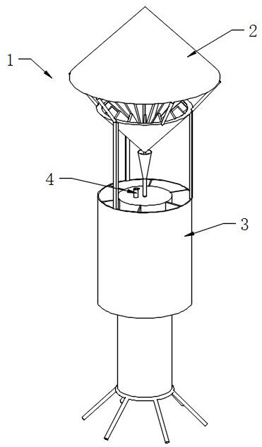一种干旱荒漠区灌溉用的集水装置专利图