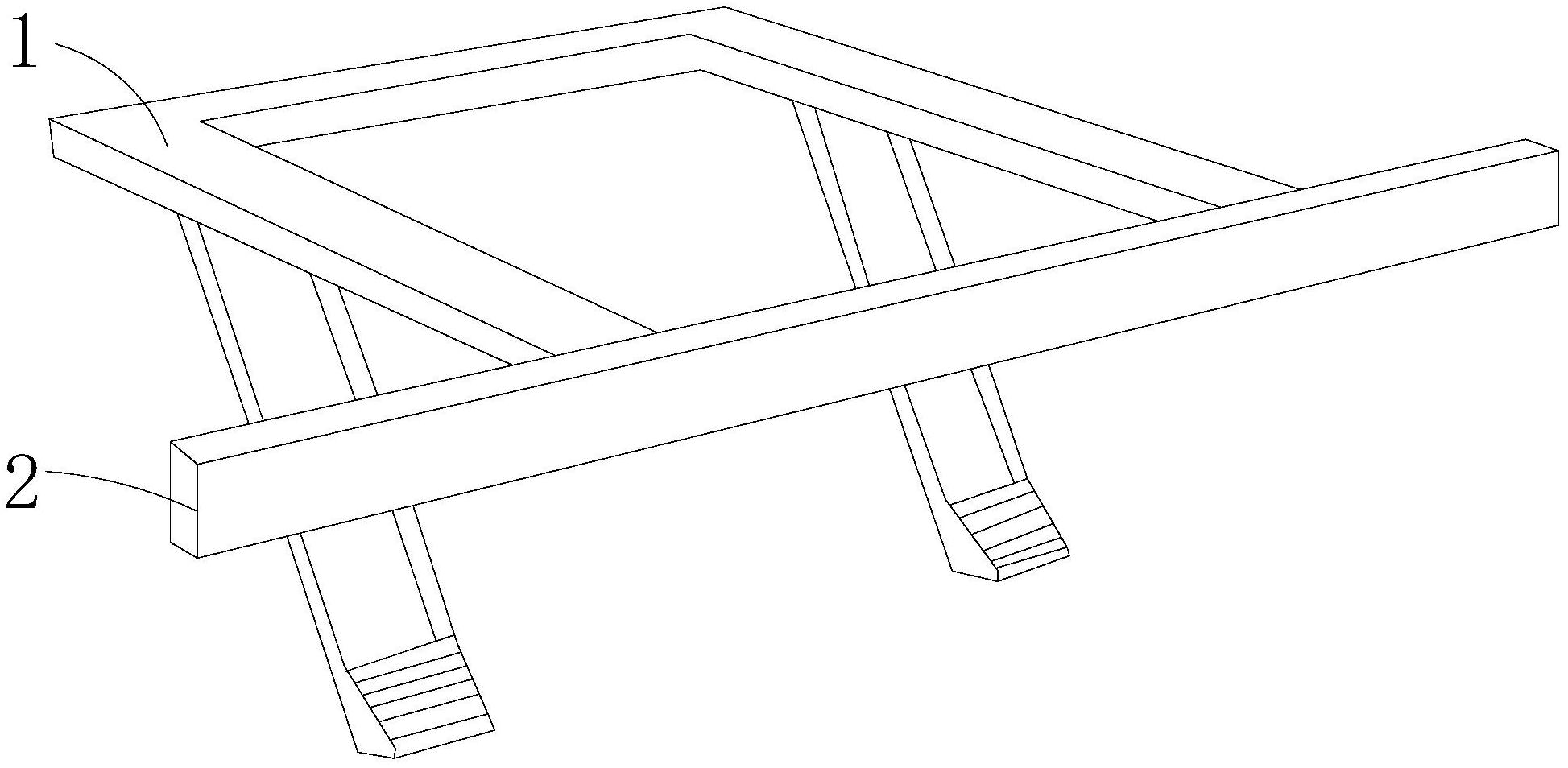 一种空调钢结构支架专利图