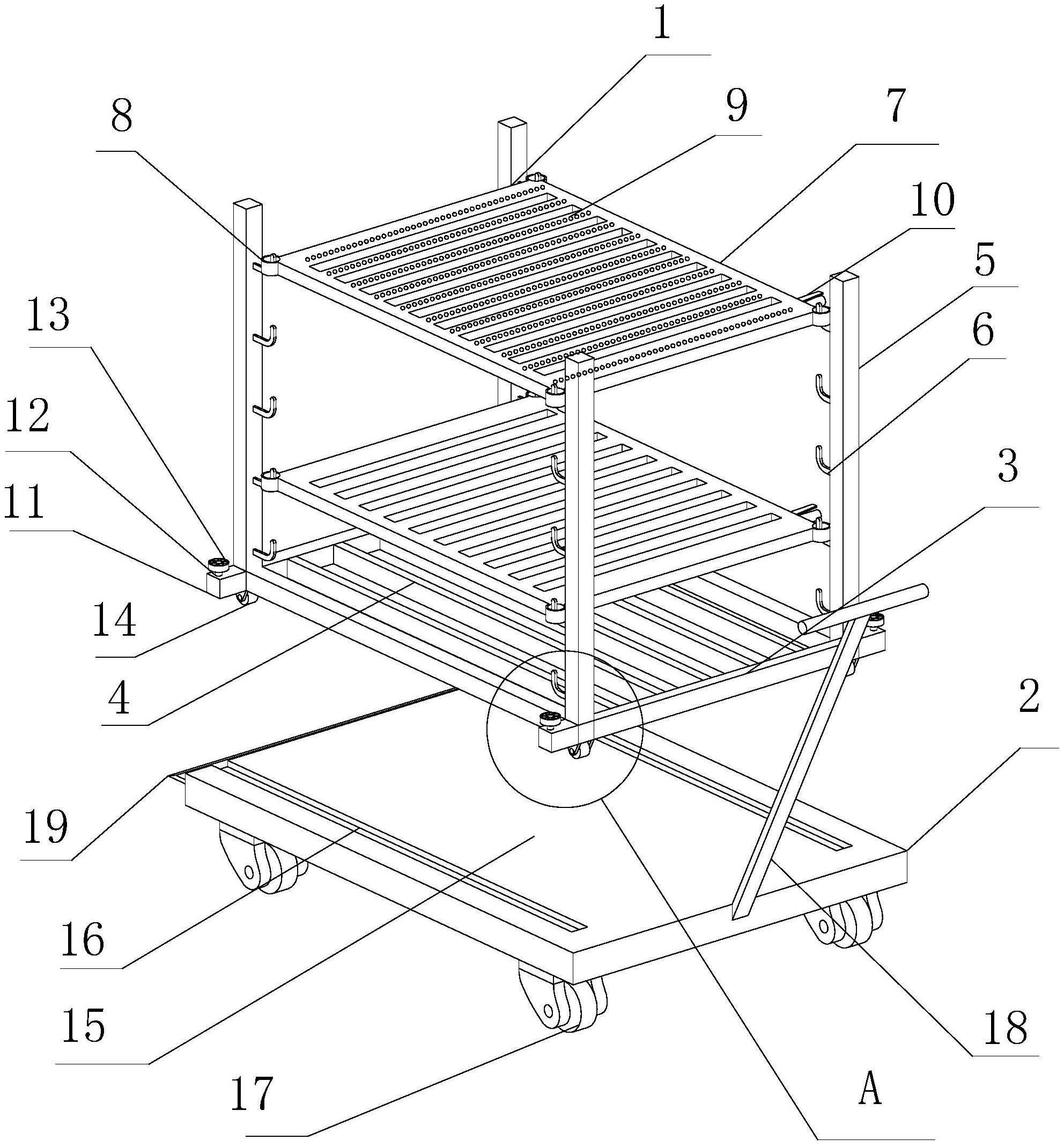 一种用于木板真空干燥箱的木板干燥架专利图