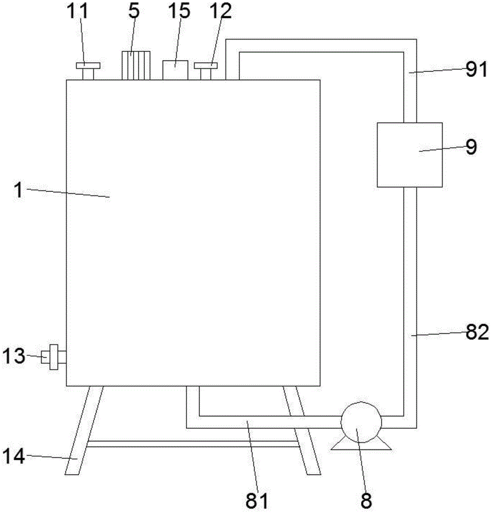 一种生产柴油机油用导热油炉专利图