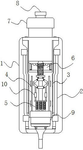 一种组合式超声波换能器专利图