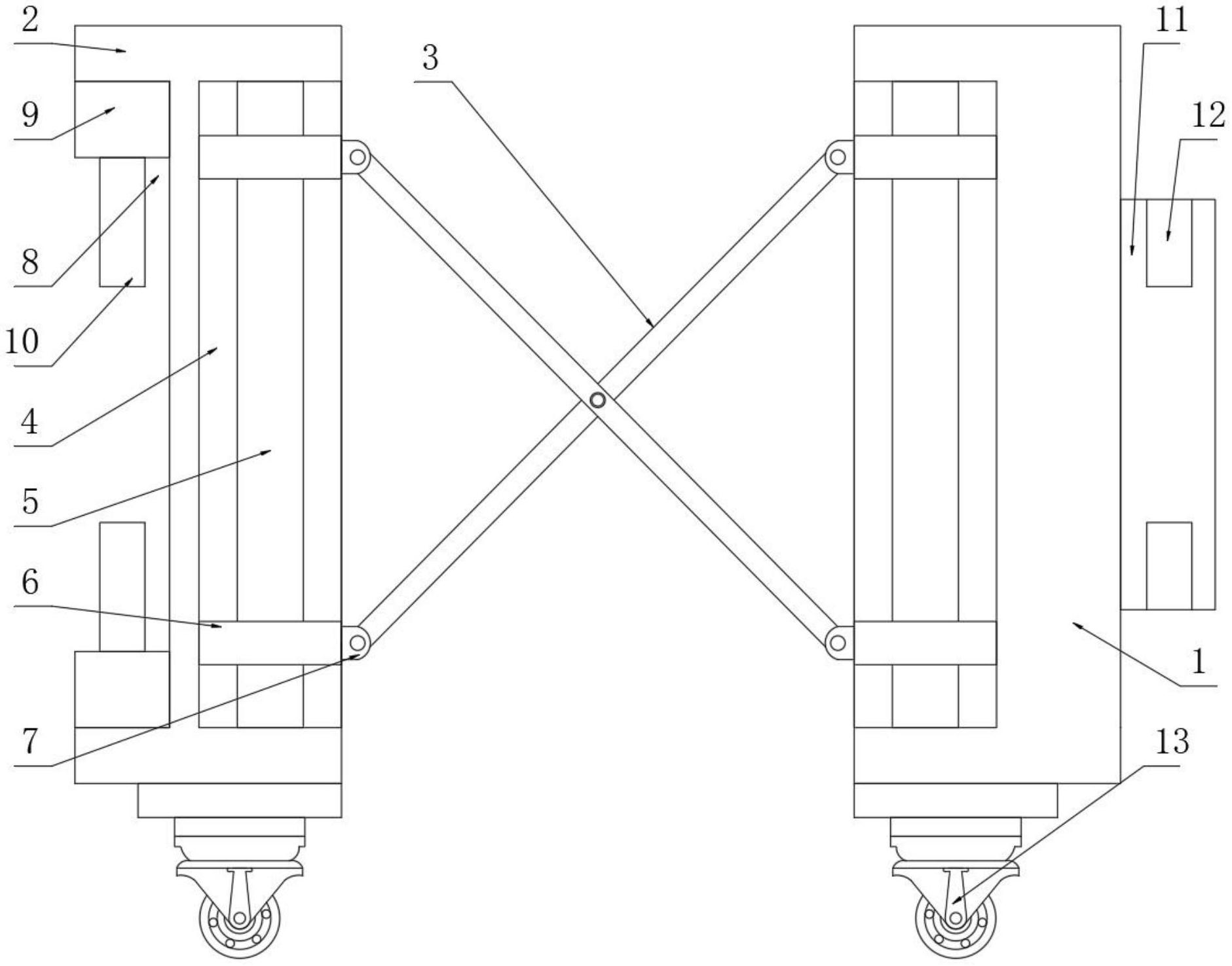 一种园林工程建设用的园林防护护栏专利图
