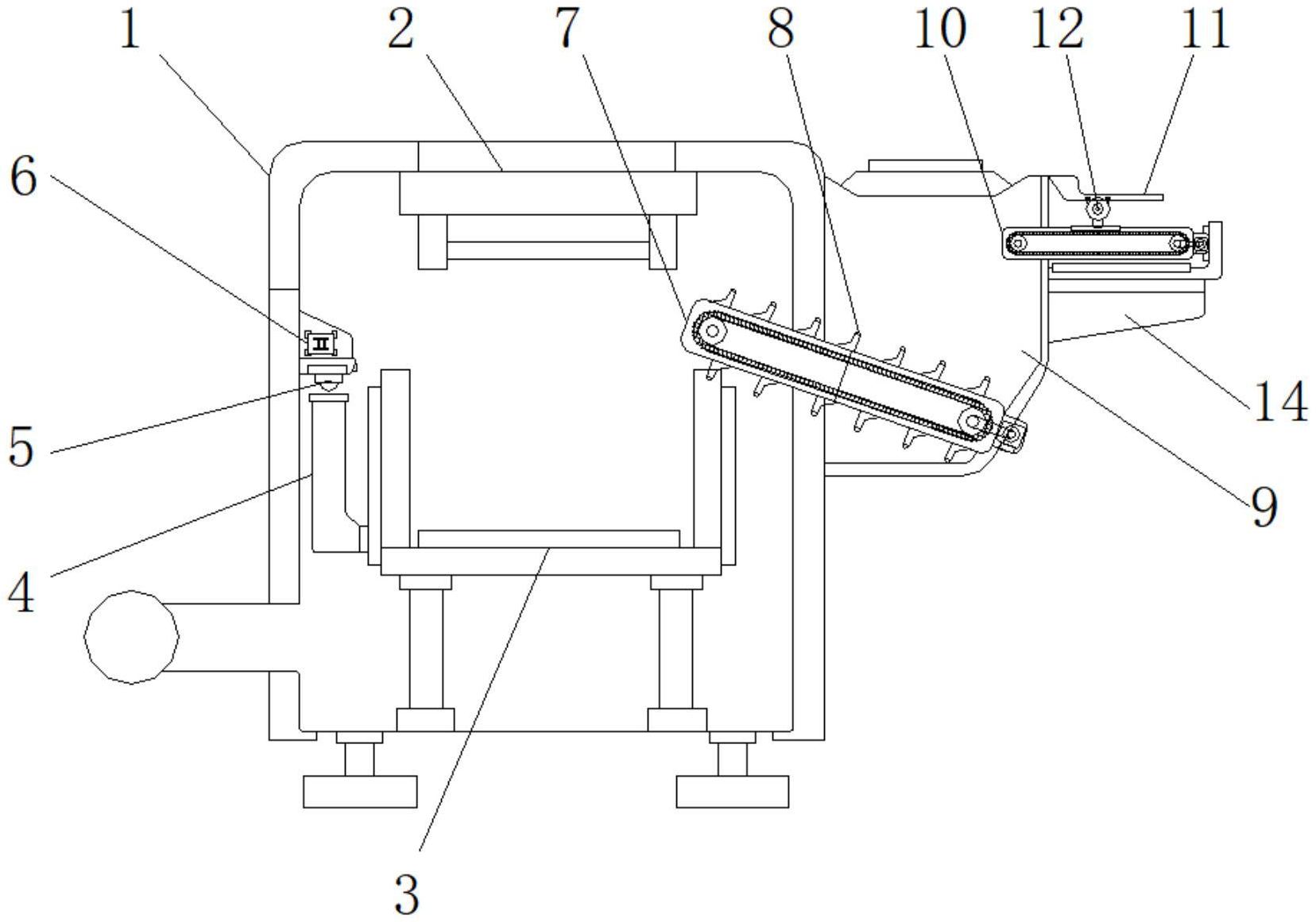 一种具有送料结构的真空镀膜装置专利图