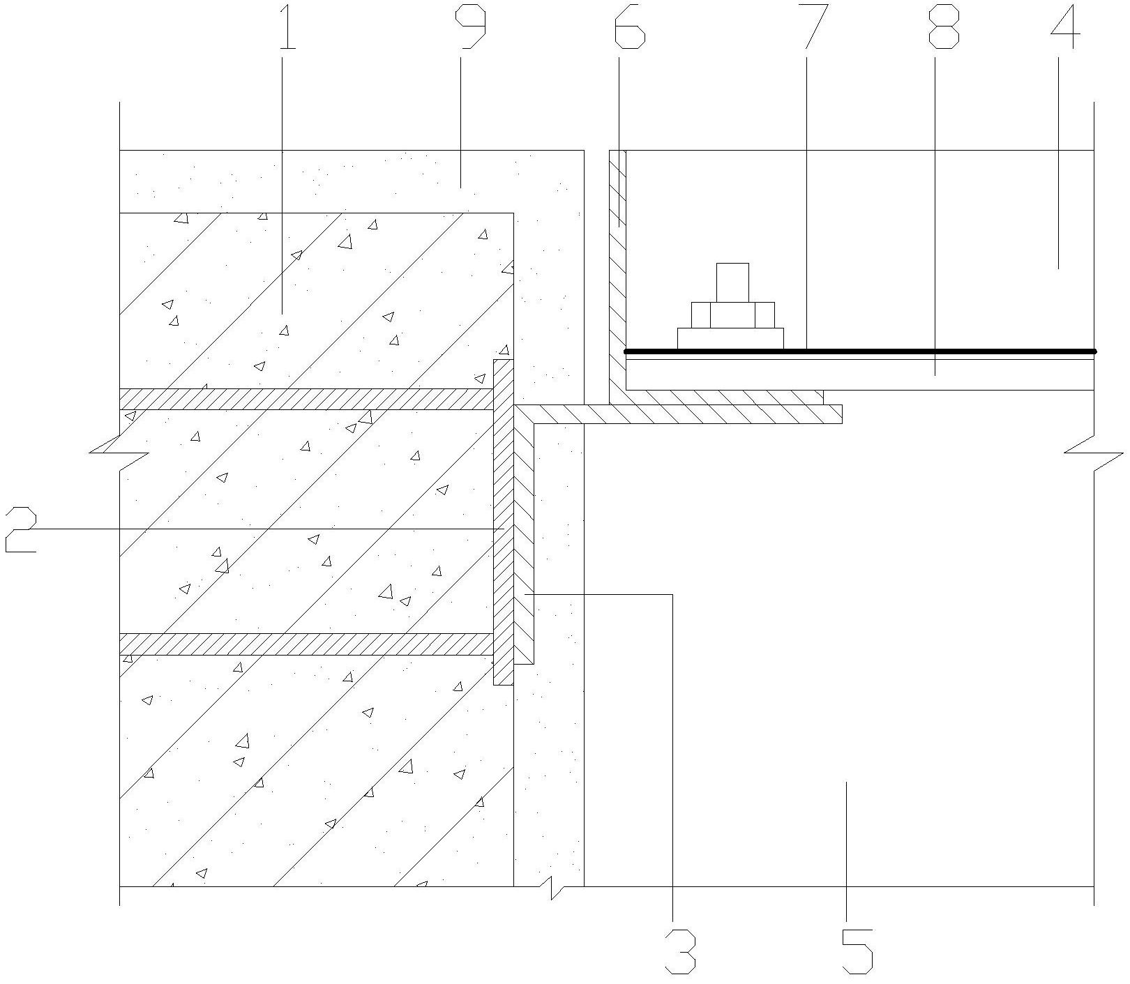一种水池底泵坑盖固定连接结构专利图